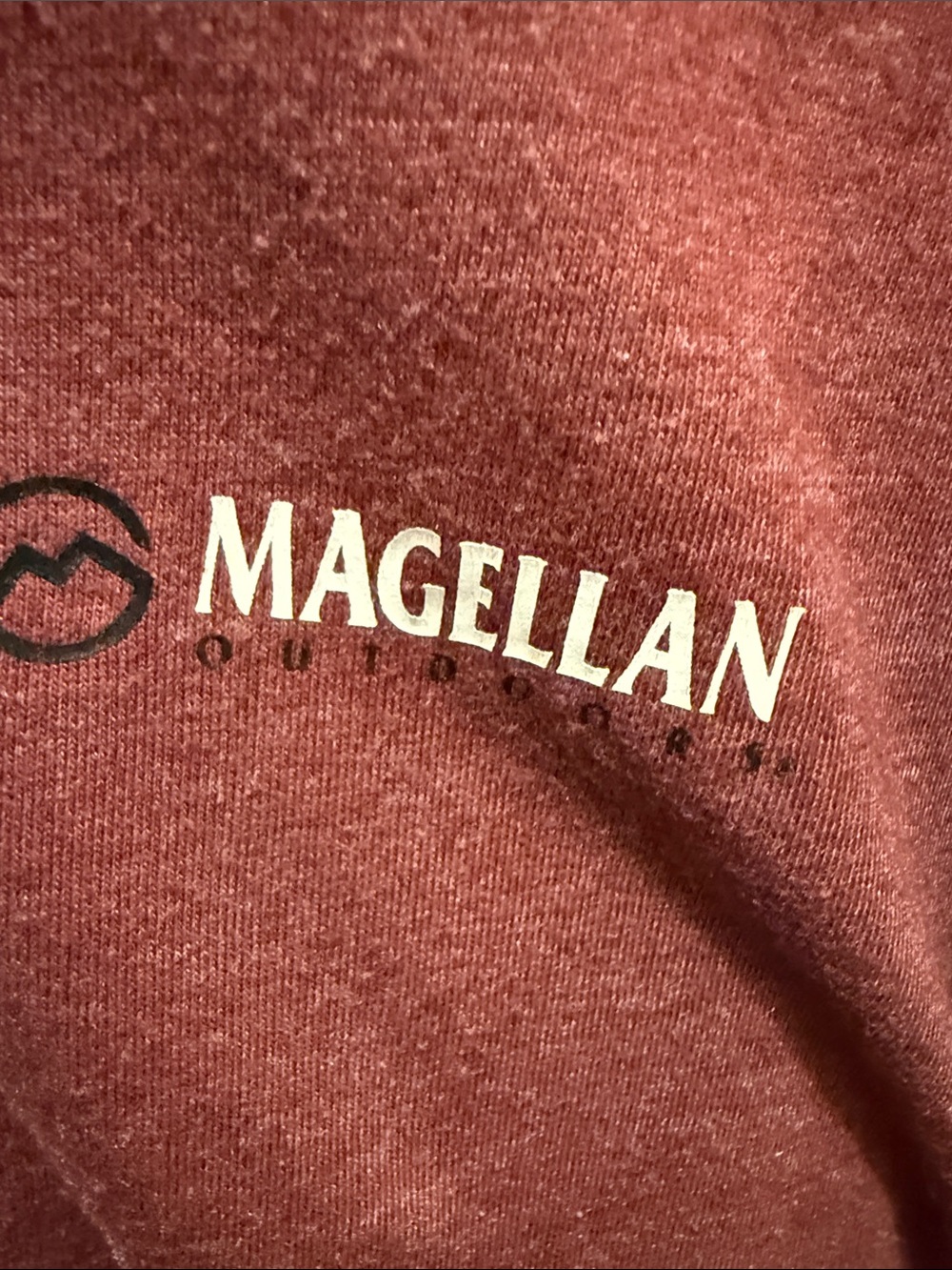 Magellan Outdoors Burgundy Long-Sleeve Crewneck Tee - Picture 3 of 5